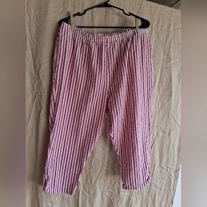 Pink and White Searsucker Pants